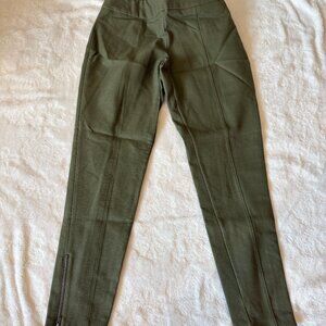 Lands’ End Mid-Rise Olive Skinny Chino Ankle Pants — Size 4